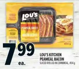 Metro Lou's kitchen peameal bacon offer