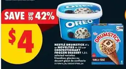 No Frills Nestlé drumstick or novelties or confectionary frozen dessert offer