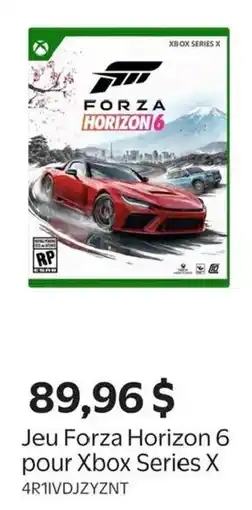 Walmart Jeu Forza Horizon 6 pour Xbox Series X offer