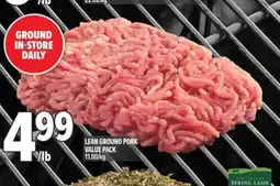 Metro Lean ground pork value pack offer