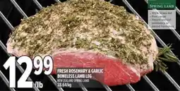 Metro Fresh rosemary & garlic boneless lamb leg offer