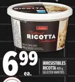 Metro Irresistibles ricotta offer