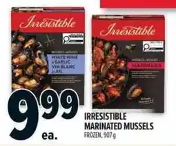 Metro Irresistible marinated mussels offer