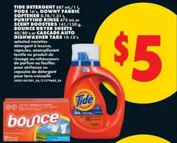 No Frills Tide detergent, pods, downy fabric softener offer