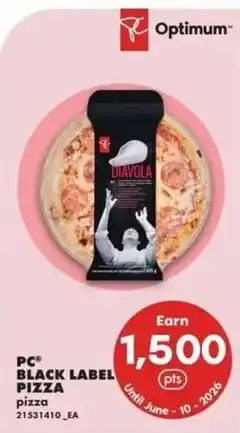 No Frills PC black label pizza offer