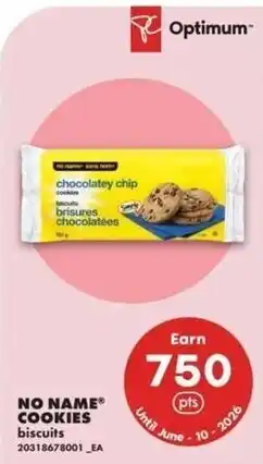 No Frills No name cookies offer