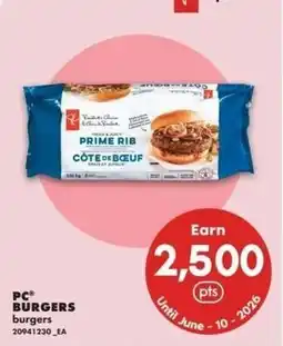 No Frills PC burgers offer