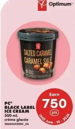 No Frills PC black label ice cream offer