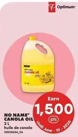 No Frills No name canola oil offer