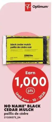 No Frills No name black cedar mulch offer
