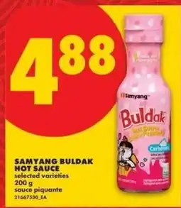No Frills Samyang buldak hot sauce offer