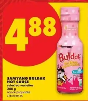 No Frills Samyang buldak hot sauce offer