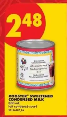 No Frills Rooster sweetened condensed milk offer