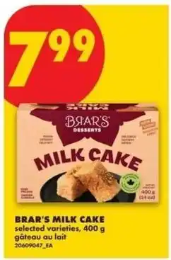 No Frills Brar's milk cake offer