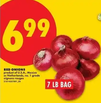 No Frills Red onions offer