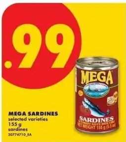No Frills Mega sardines offer