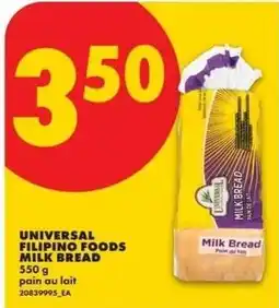 No Frills Universal filipino foods milk bread offer
