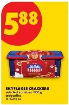 No Frills Skyflakes crackers offer
