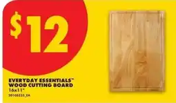 No Frills Everyday essentials wood cutting board offer