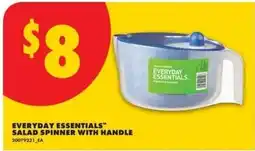No Frills Everyday essentials salad spinner with handle offer