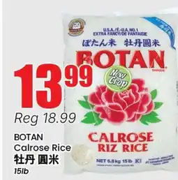 Terra Foodmart BOTAN Calrose Rice offer