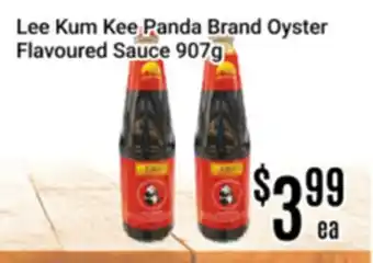 Nations Fresh Foods Lee Kum Kee Panda Brand Oyster Flavoured Sauce offer