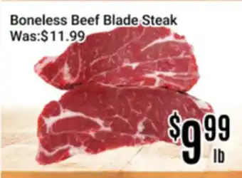 Nations Fresh Foods Boneless Beef Blade Steak offer