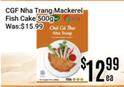 Nations Fresh Foods CGF Nha Trang Mackerel Fish Cake offer