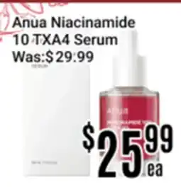 Nations Fresh Foods Anua Niacinamide 10 TXA4 Serum offer