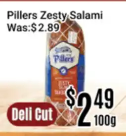 Nations Fresh Foods Pillers Zesty Salami offer