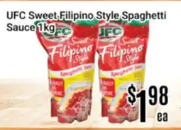 Nations Fresh Foods UFC Sweet Filipino Style Spaghetti Sauce offer