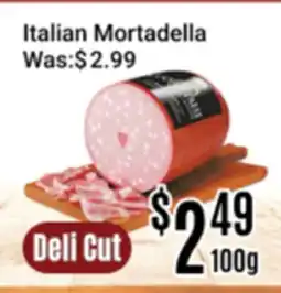 Nations Fresh Foods Italian Mortadella offer