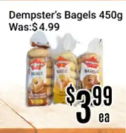 Nations Fresh Foods Dempster's Bagels offer