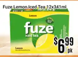 Nations Fresh Foods Fuze Lemon Iced Tea offer