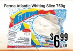 Nations Fresh Foods Ferma Atlantic Whiting Slice offer