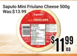 Nations Fresh Foods Saputo Mini Friulano Cheese offer