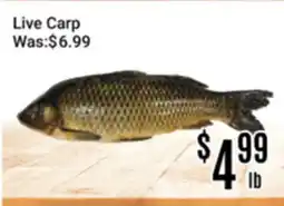 Nations Fresh Foods Live Carp offer
