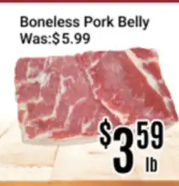 Nations Fresh Foods Boneless Pork Belly offer