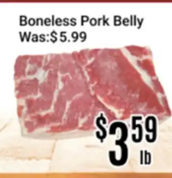 Nations Fresh Foods Boneless Pork Belly offer