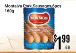 Nations Fresh Foods Montalva Pork-Sausages 6pcs offer