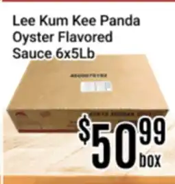 Nations Fresh Foods Lee Kum Kee Panda Oyster Flavored Sauce 6x5Lb offer