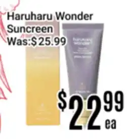 Nations Fresh Foods Haruharu Wonder Sunscreen offer
