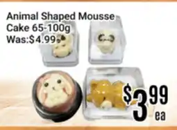 Nations Fresh Foods Animal Shaped Mousse Cake offer
