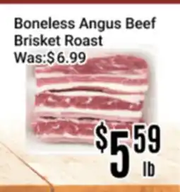 Nations Fresh Foods Boneless Angus Beef Brisket Roast offer