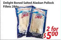 Bestco Food Mart Delight Boned Salted Alaskan Pollock Fillets offer