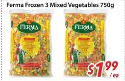Bestco Food Mart Ferma Frozen 3 Mixed Vegetables offer