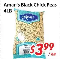 Bestco Food Mart Aman's Black Chick Peas offer