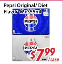 Bestco Food Mart Pepsi Original/ Diet Flavor offer