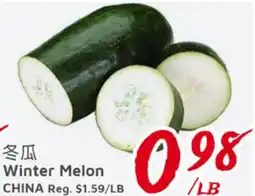 United Supermarket Winter Melon offer