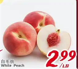 United Supermarket White Peach offer